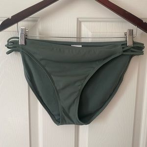 Xhilaration olive bikini bottoms, XL